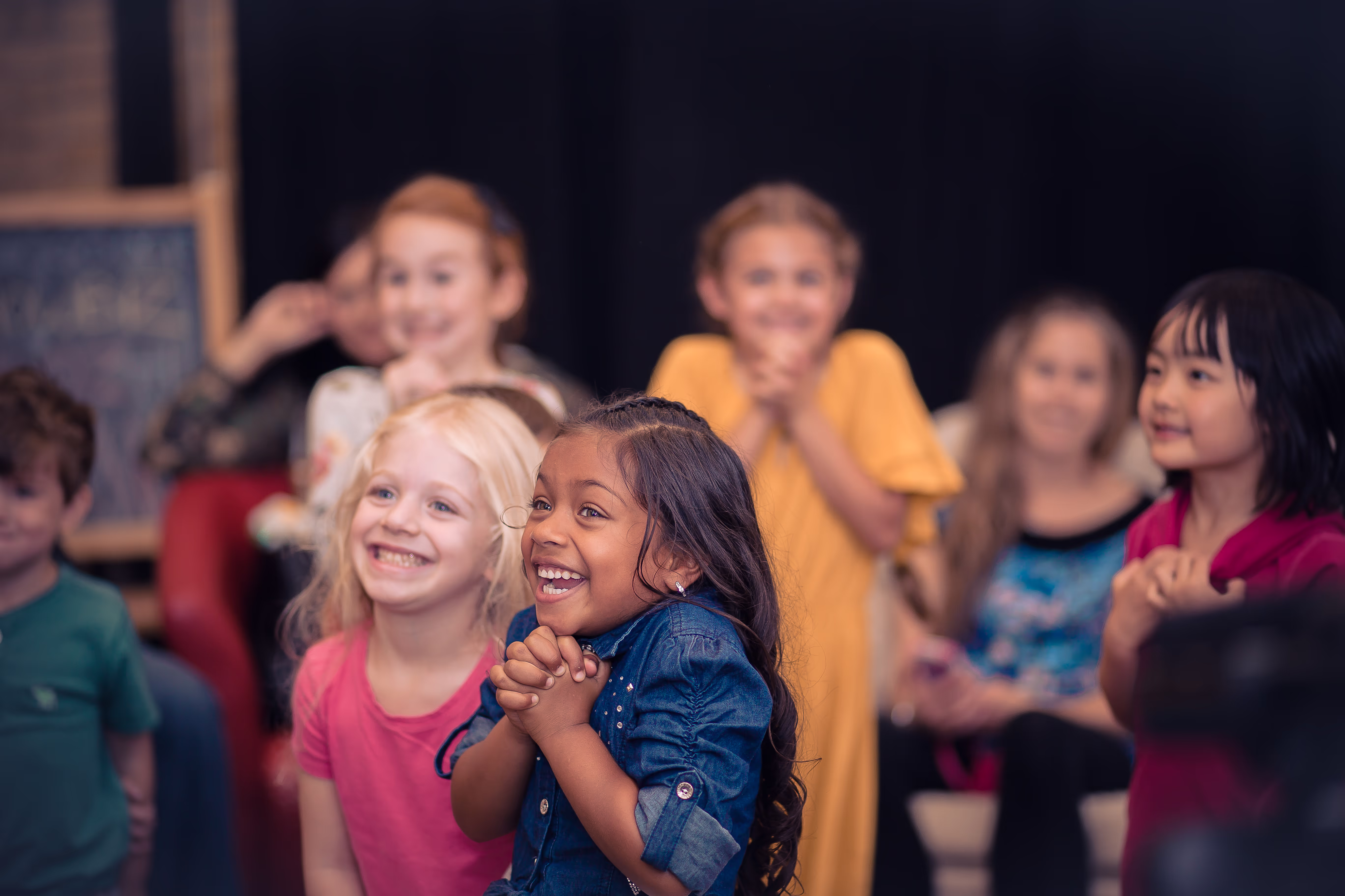 Young actors building confidence through play